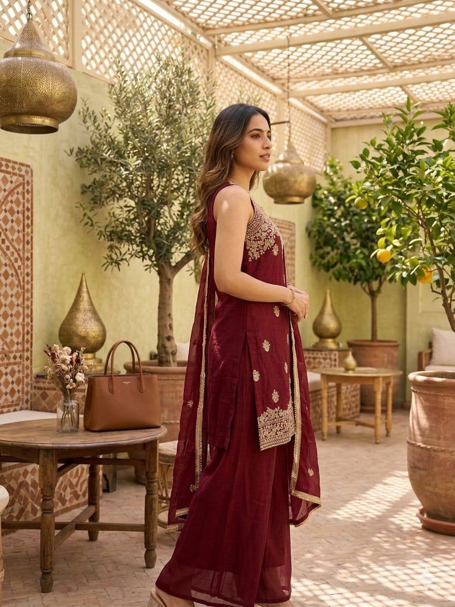 Rangoli Crush Palazzo Set