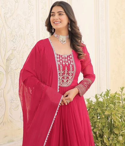 Stree Georgette Gown Set