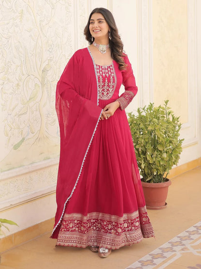 Stree Georgette Gown Set