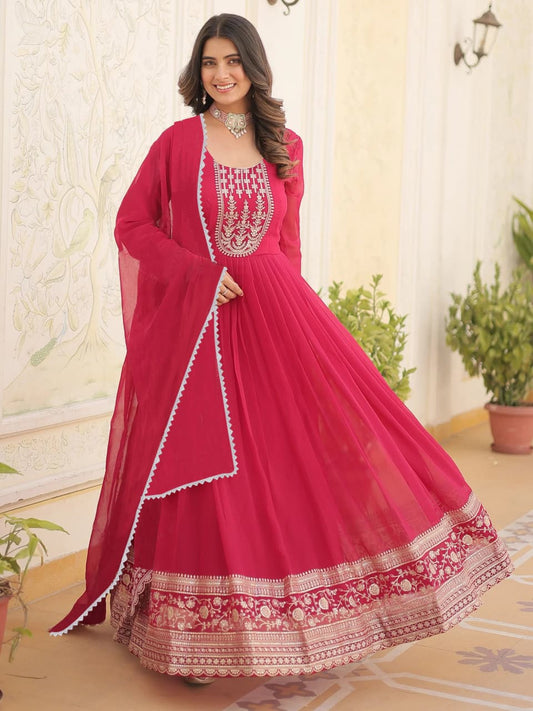 Stree Georgette Gown Set