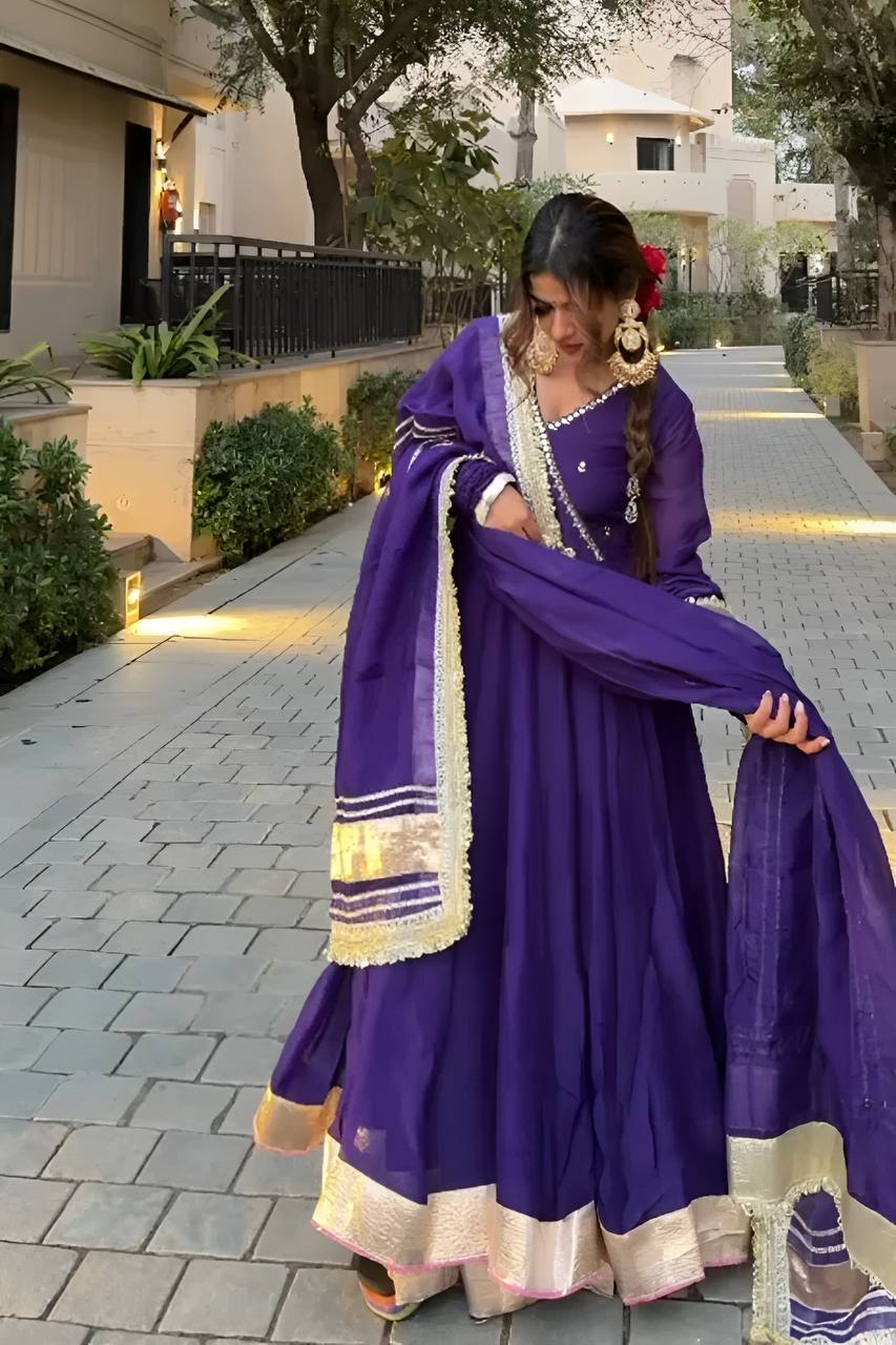 Blooming Sequins Sharara Set