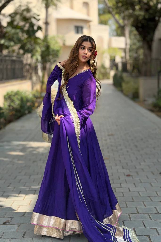 Blooming Sequins Sharara Set