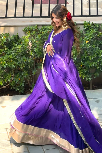 Blooming Sequins Sharara Set