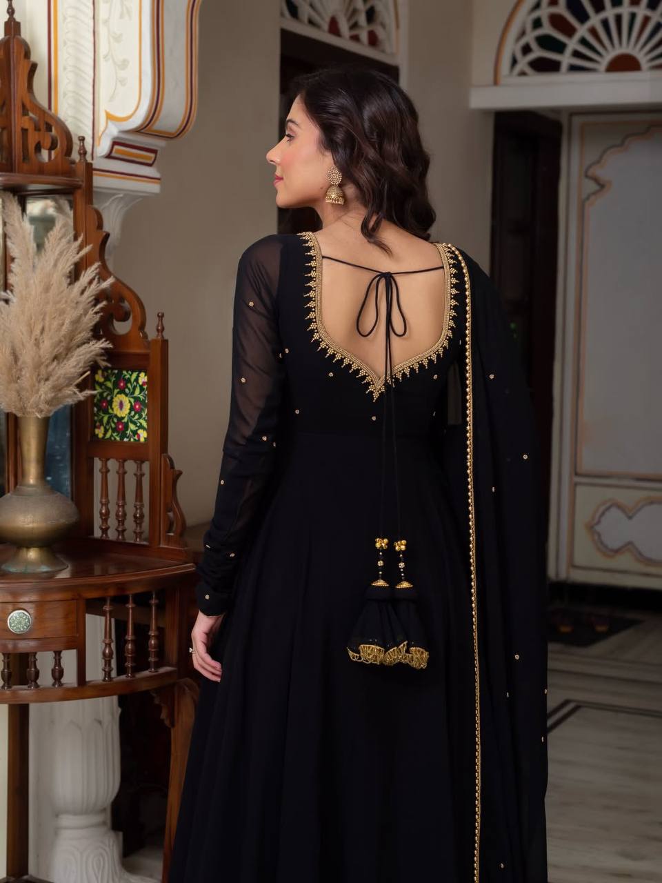 Blooming Zari Embroidered Suit Set