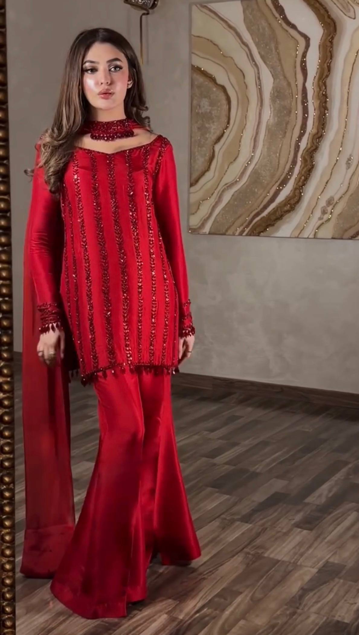 Rangoli Silk Embroidered Suit Set