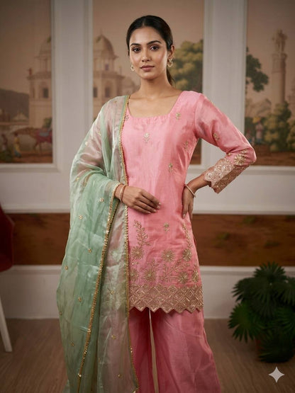 Jimi Satin Designer Suit Set