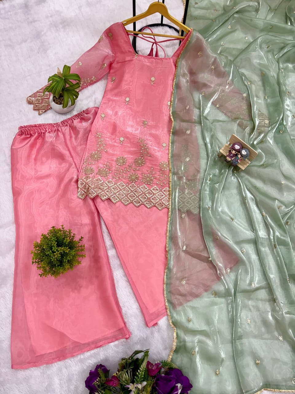 Jimi Satin Designer Suit Set