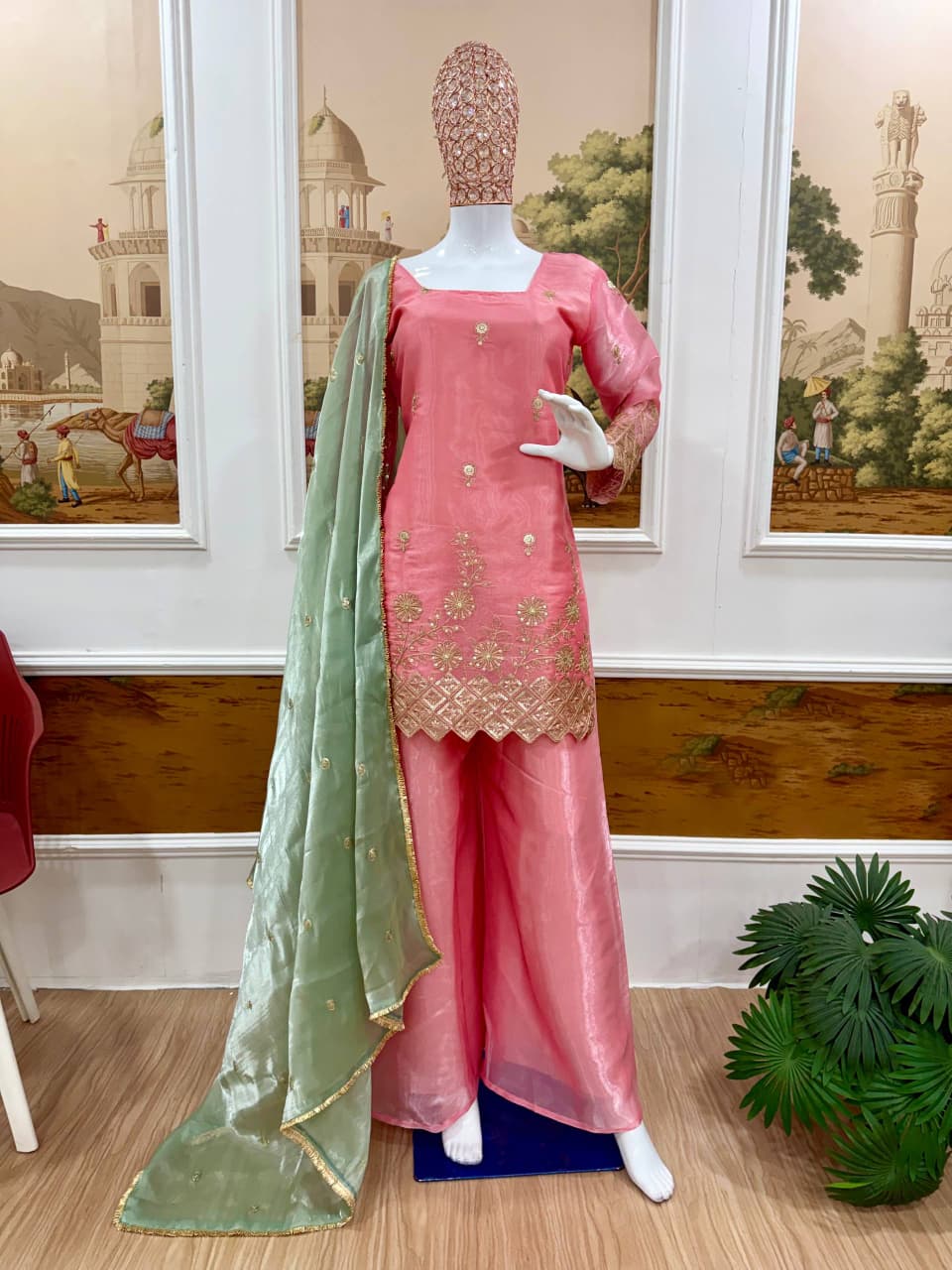 Jimi Satin Designer Suit Set