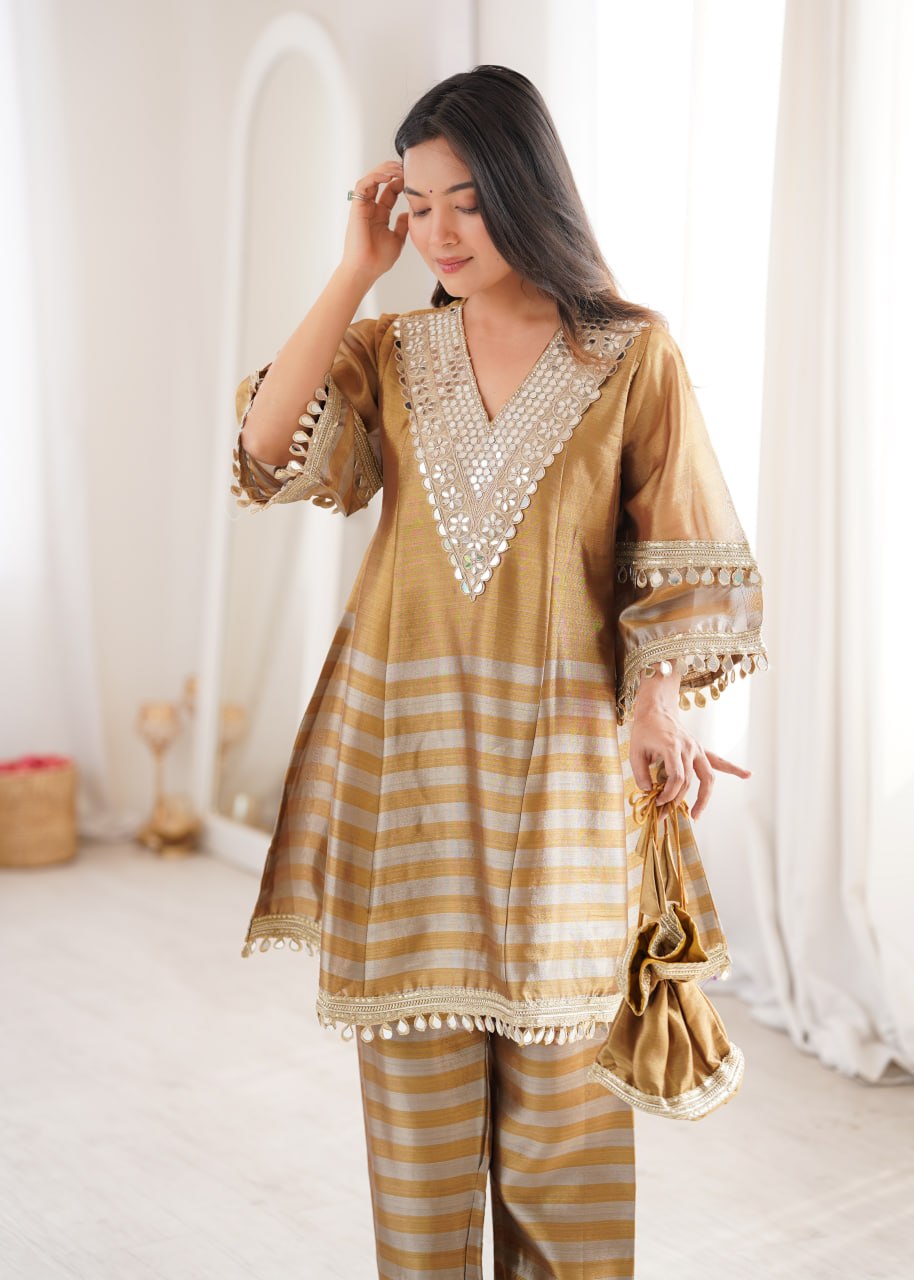 Two-Tone Tissue Co-Ord Set