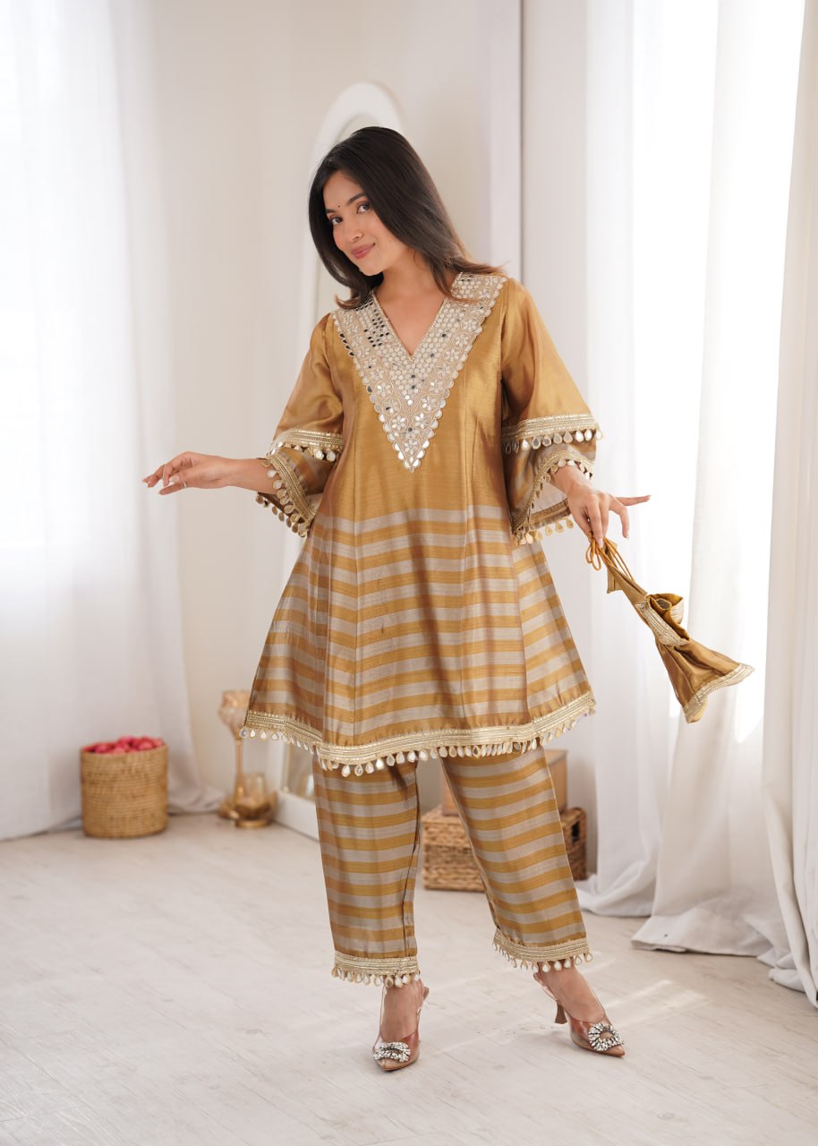 Two-Tone Tissue Co-Ord Set