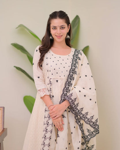Morgan Silk Digital Print Suit Set