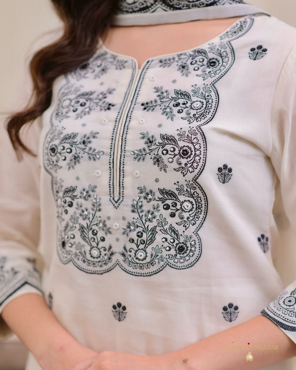 Morgan Silk Digital Print Suit Set