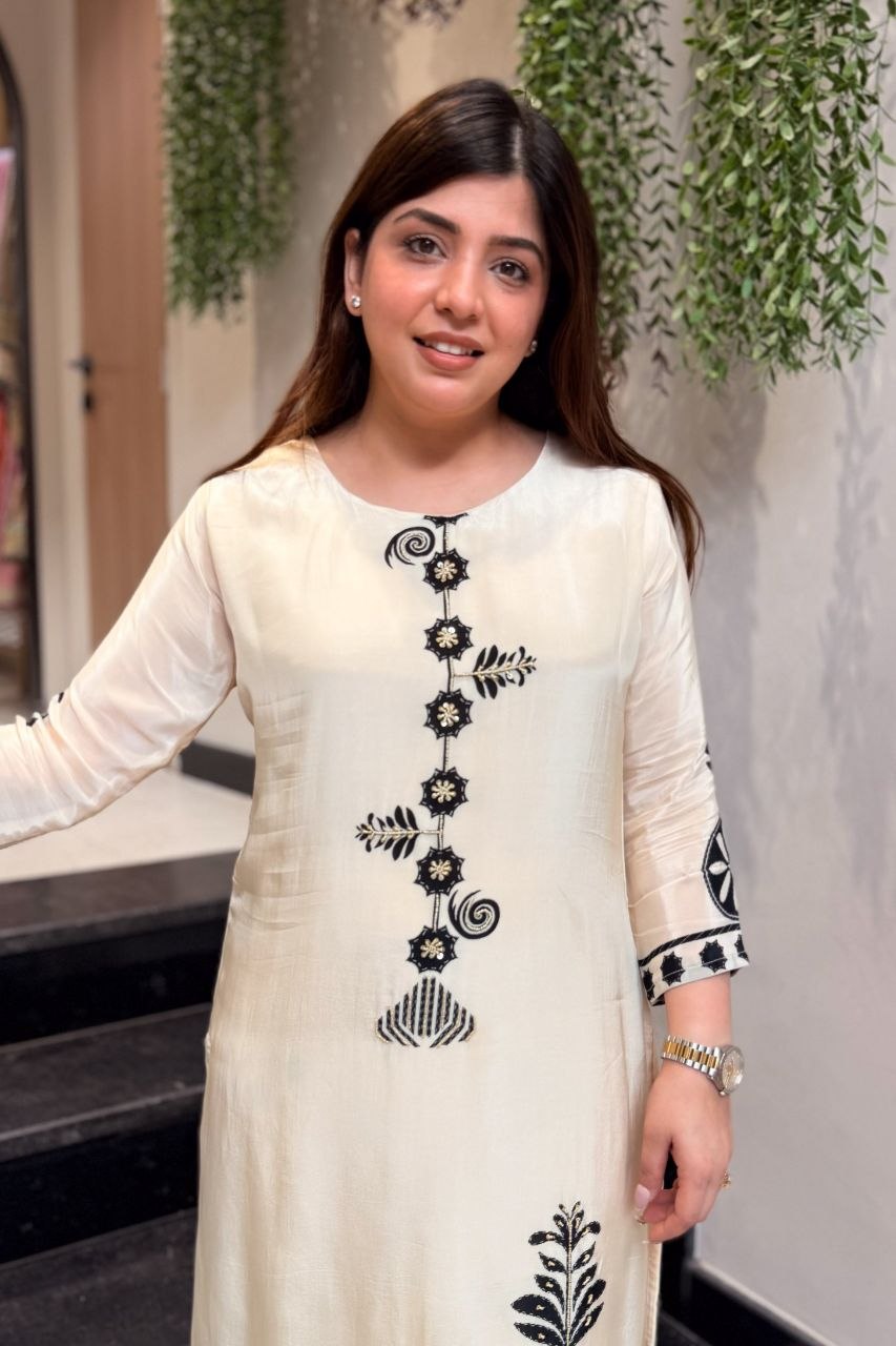 Premium Mulberry Silk Bagru Print Suit Set