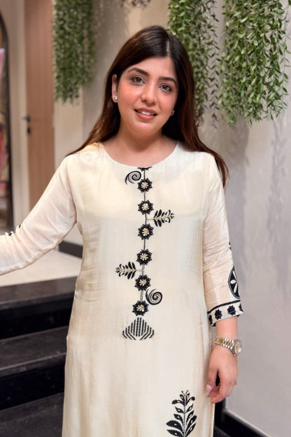 Premium Mulberry Silk Bagru Print Suit Set