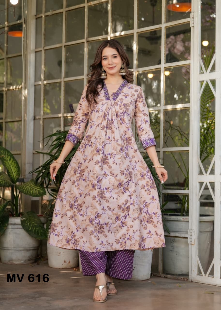Pure Cotton Printed Suit Set with Chanderi Dupatta