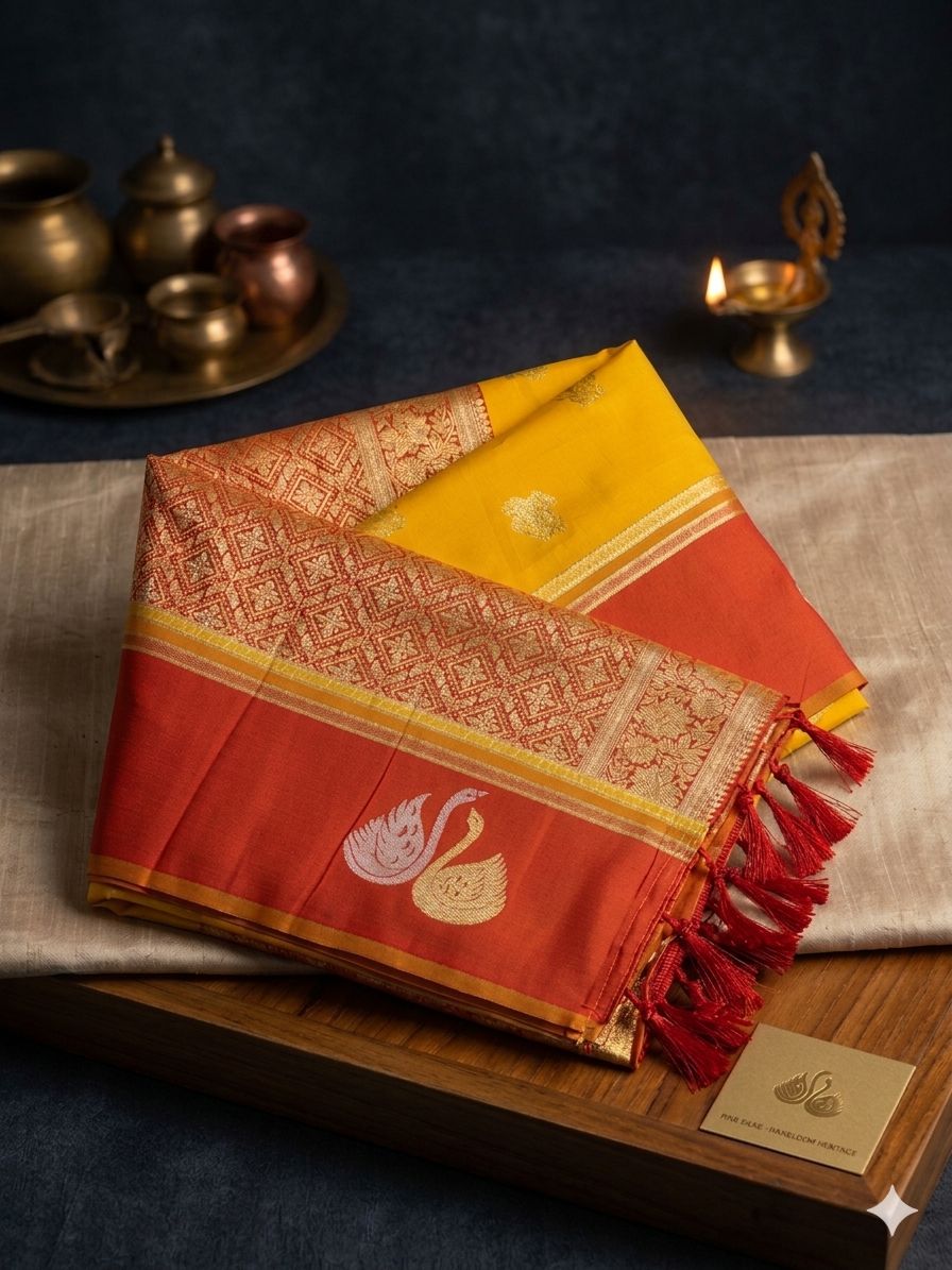 Soft Silk Contrast Border Saree