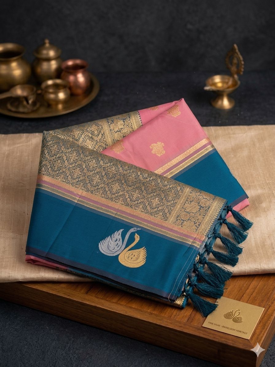 Soft Silk Contrast Border Saree