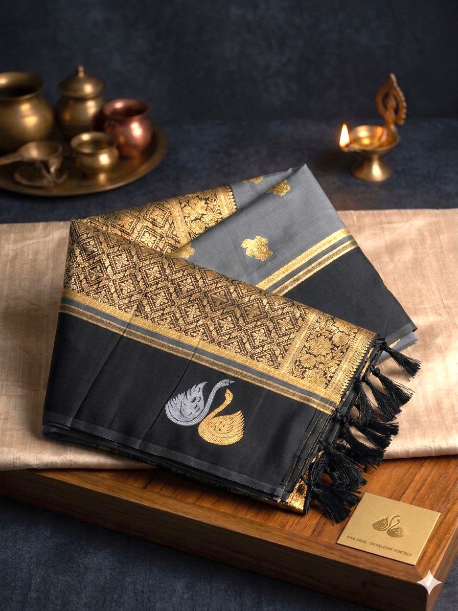 Soft Silk Contrast Border Saree