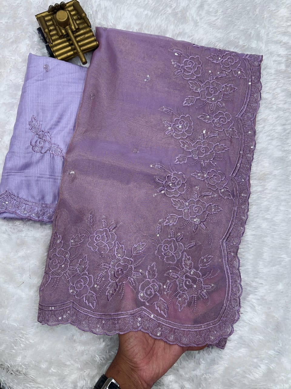 Taspa Organza Embroidered Party Wear Saree