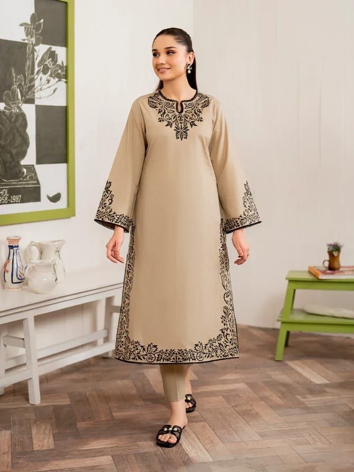 Heavy Cotton Printed Suit Set with Cotton Dupatta