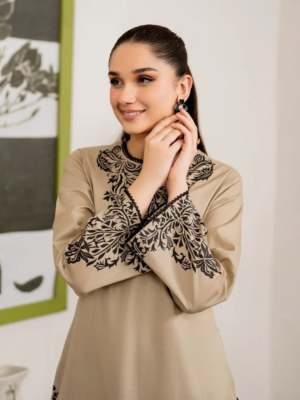 Heavy Cotton Printed Suit Set with Cotton Dupatta