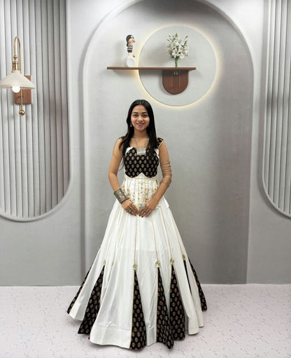 Pure Cotton Ajrak Print Lehenga