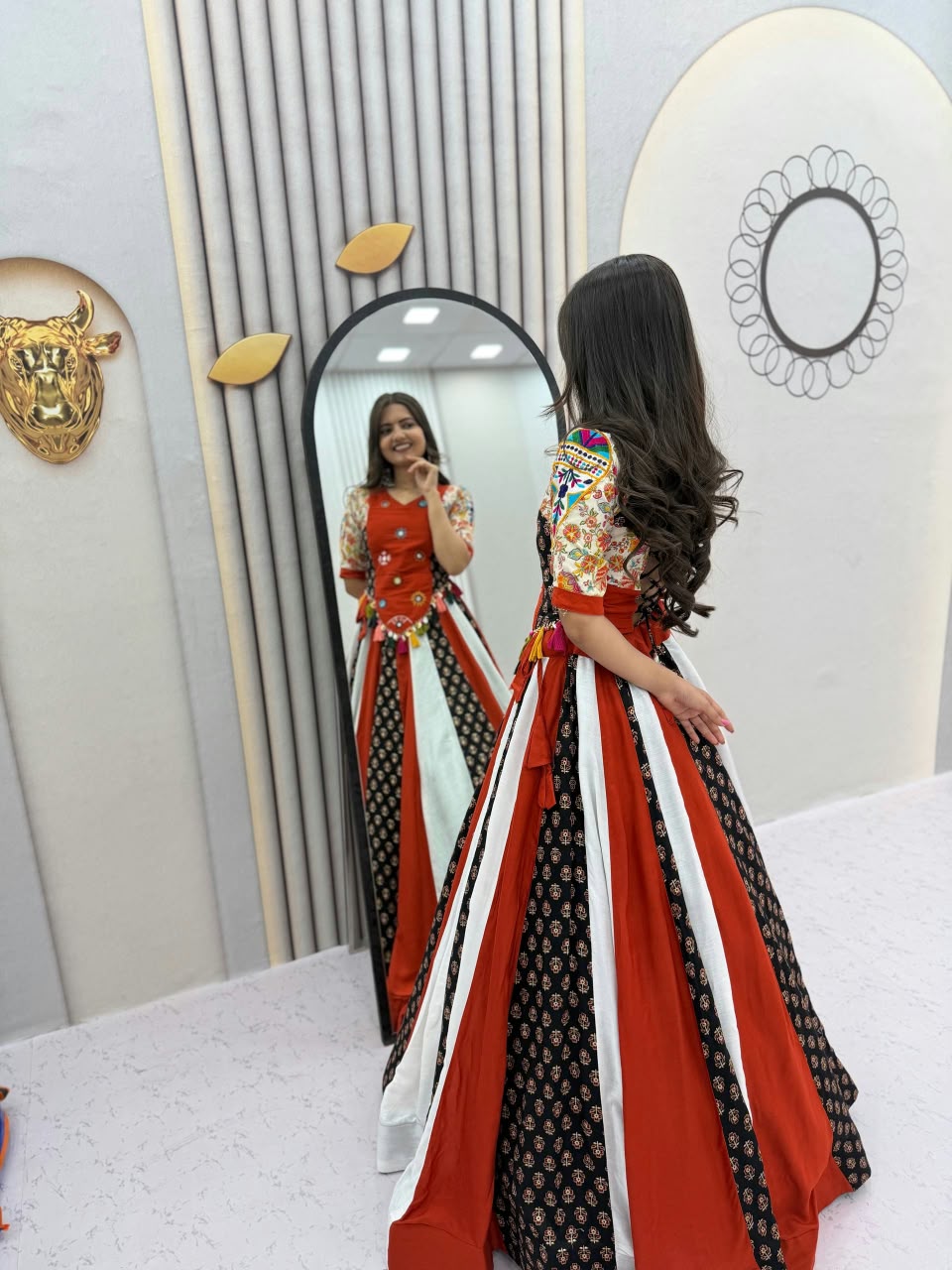Pure Cotton Handwork Lehenga
