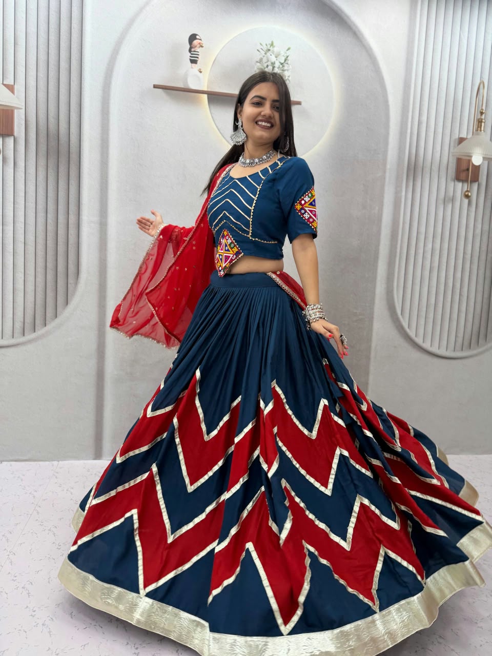 Rion Cotton Fully Stitched Lehenga