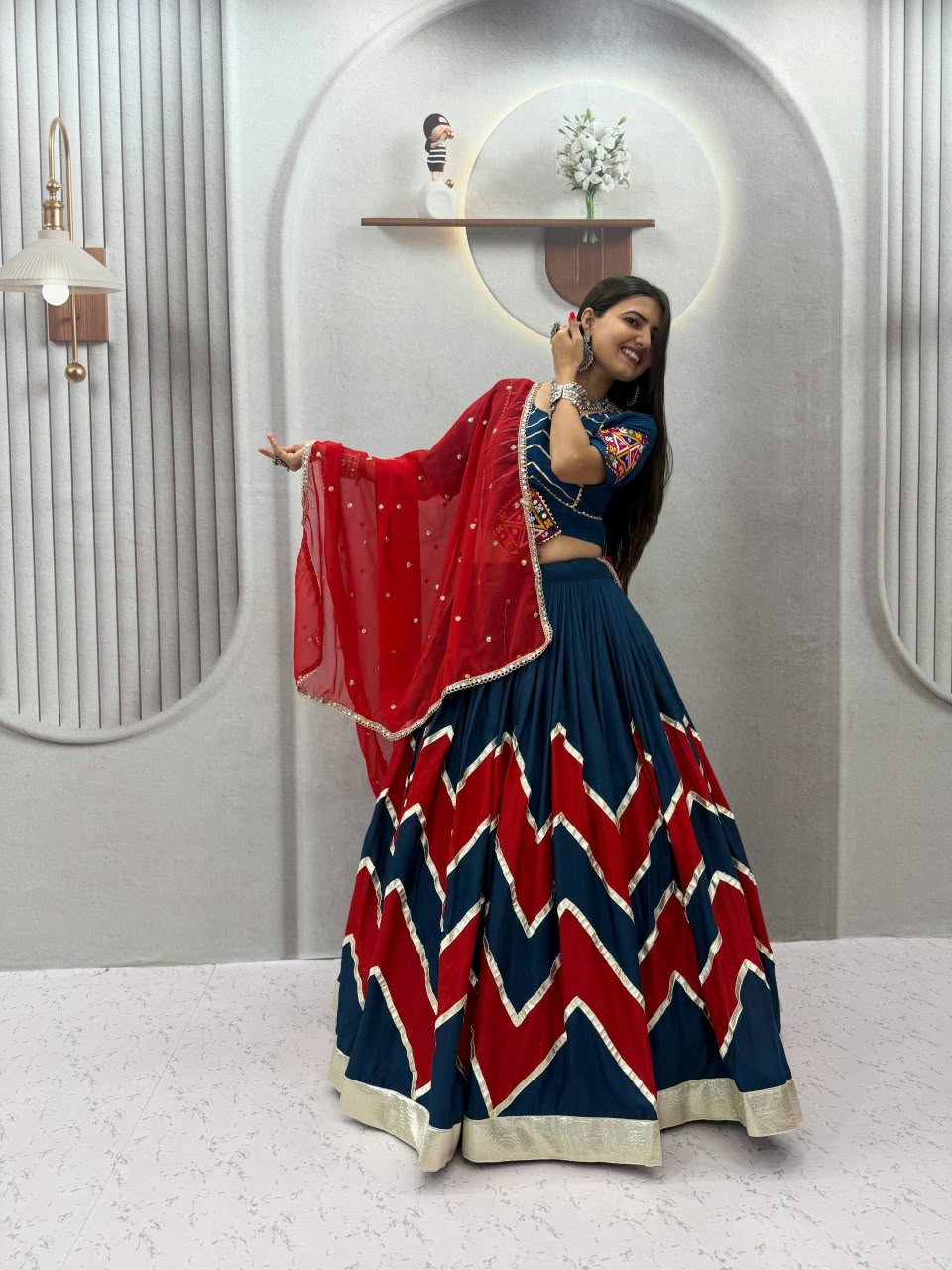 Rion Cotton Fully Stitched Lehenga