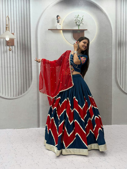 Rion Cotton Fully Stitched Lehenga