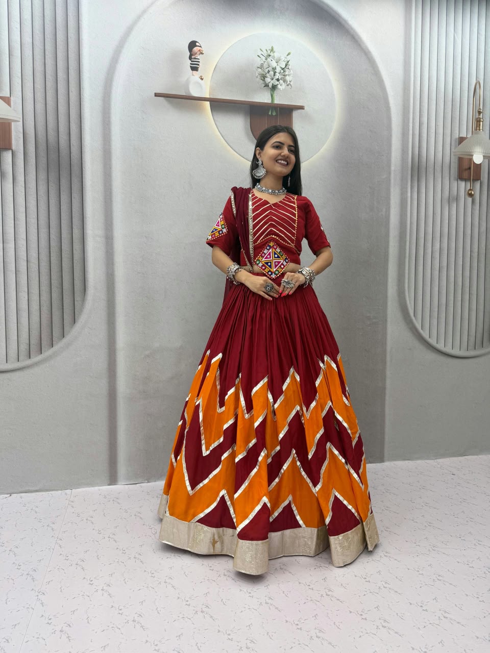 Rion Cotton Fully Stitched Lehenga