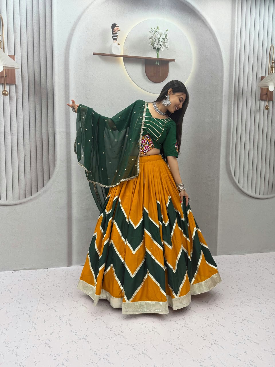Rion Cotton Fully Stitched Lehenga