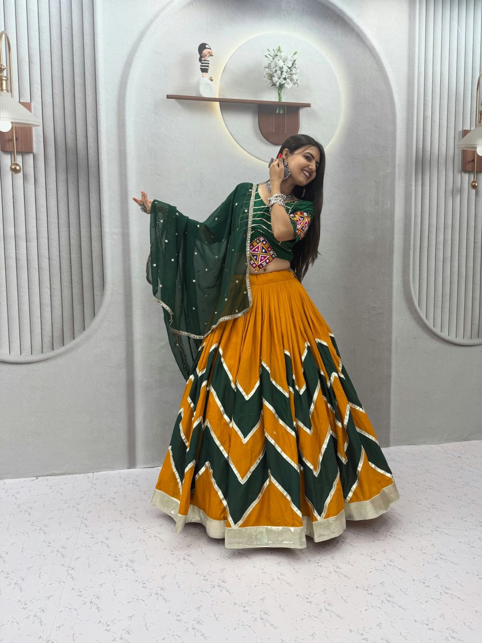 Rion Cotton Fully Stitched Lehenga