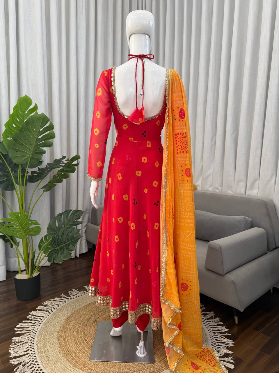 Premium Faux Georgette 3-Piece Set