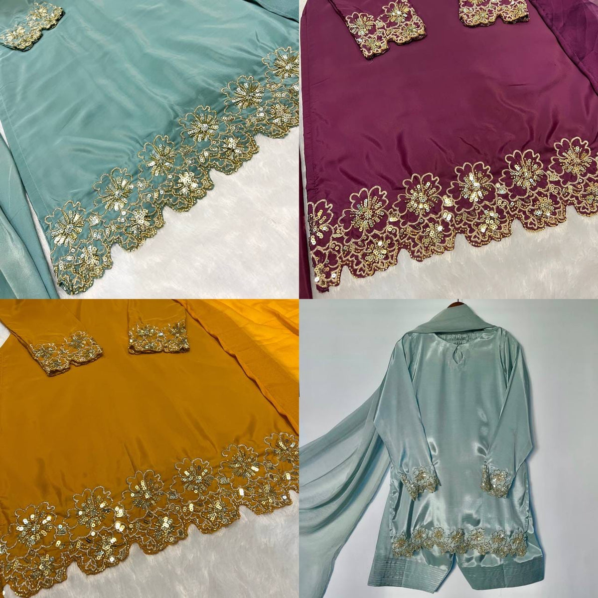 Crepe Silk Farshi Salwar Set