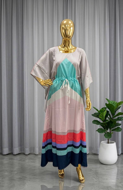 Printed French Crepe Kaftan